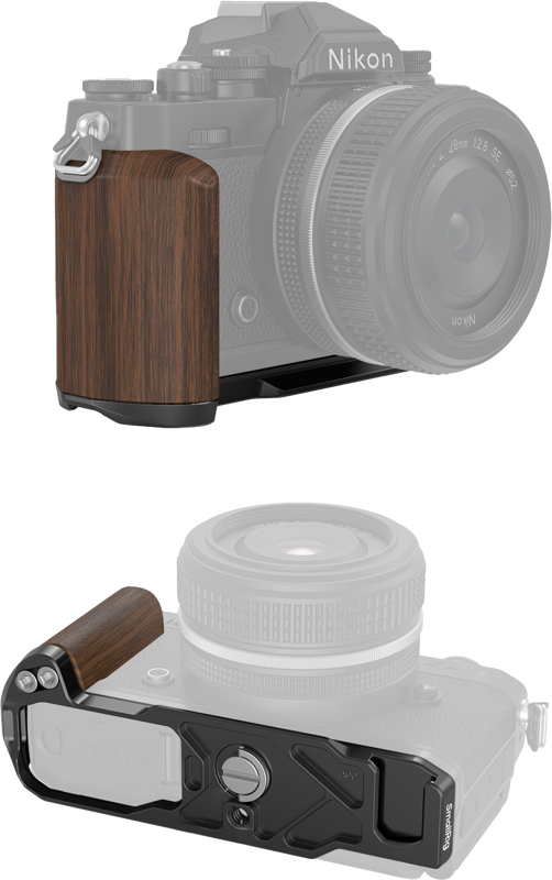 SmallRig 4802 Wooden L-Shape Grip for Nikon Z fc Black - 3