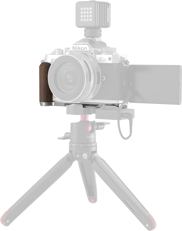 SmallRig 4803 Wooden L-Shape Grip for Nikon Z fc Silver - 4