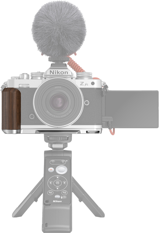 SmallRig 4803 Wooden L-Shape Grip for Nikon Z fc Silver - 5