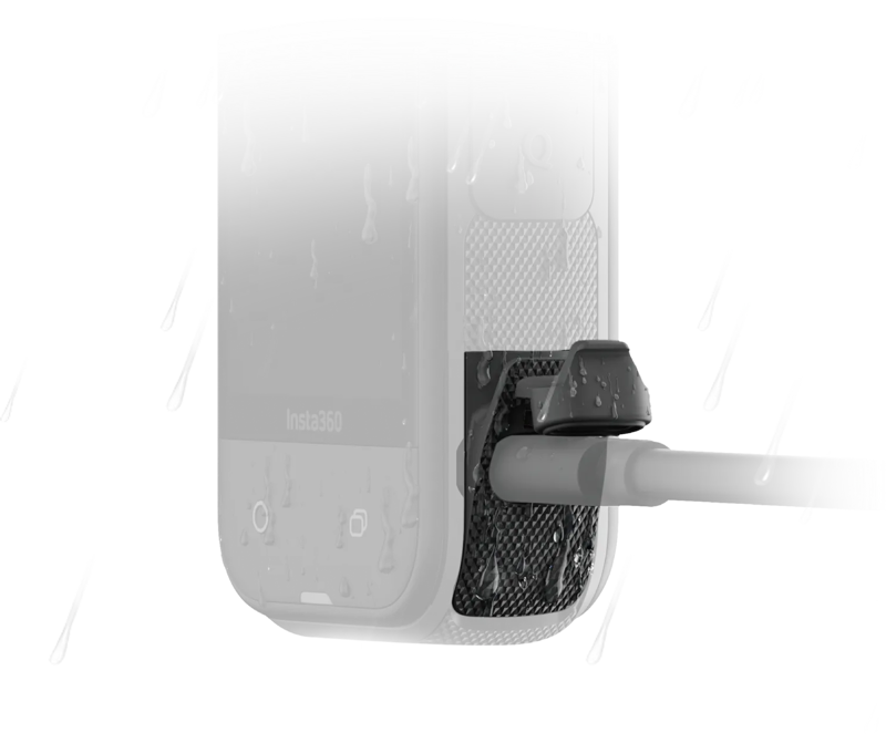 Insta360 X5 All-Weather USB Charging Cover – för filmskapare