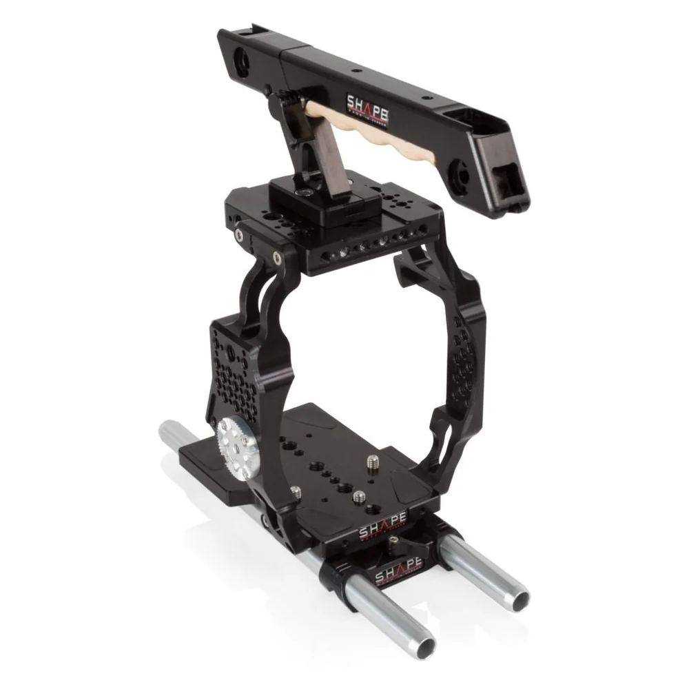 SHAPE Camera Cage with EVF Mount, Top Handle & Baseplate for Canon C200 - 9