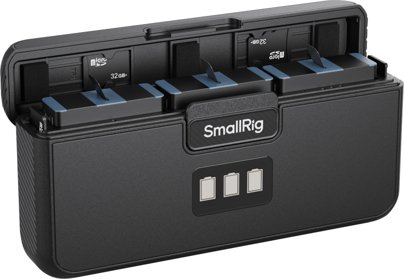 SmallRig 4565 GoPro Camera Battery Kit (3pcs + Charger case) - 2