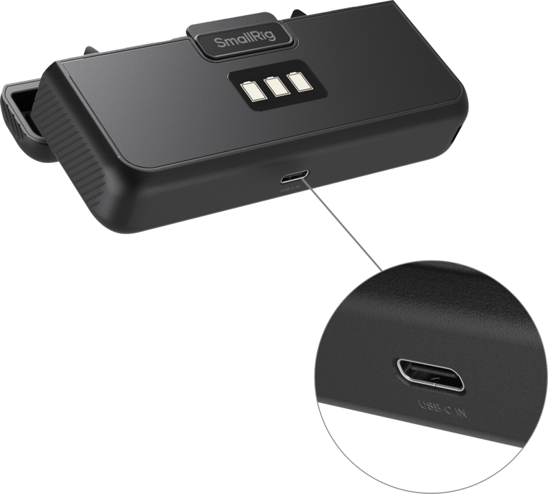SmallRig 4565 GoPro Camera Battery Kit (3pcs + Charger case) - 6
