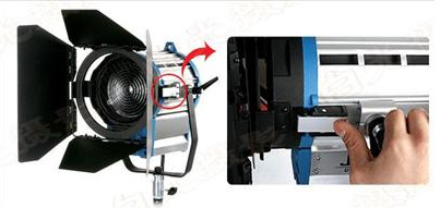 Fresnel 2000w Wolframivalaisin Videovalaistus - 5