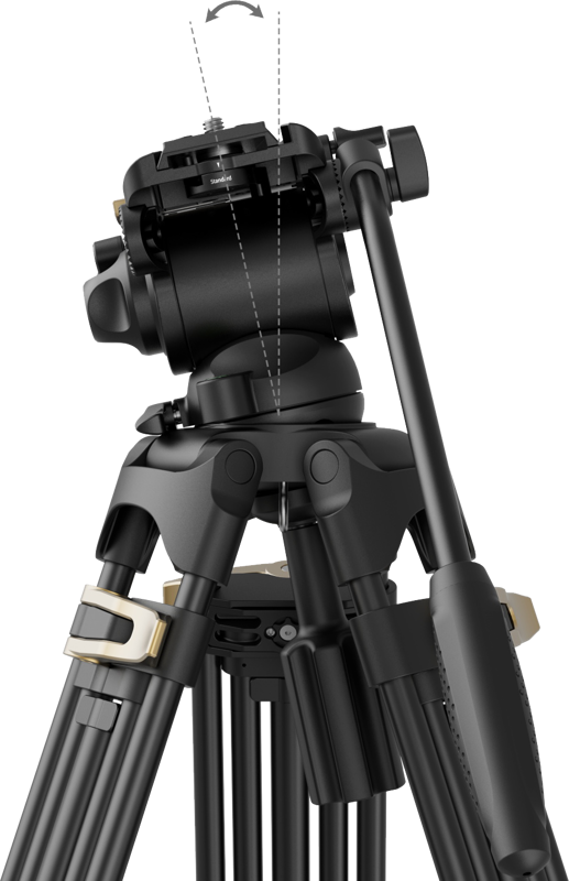 SmallRig 4686 Heavy-Duty Fluid Head Video Tripod Kit AD-01S - 4