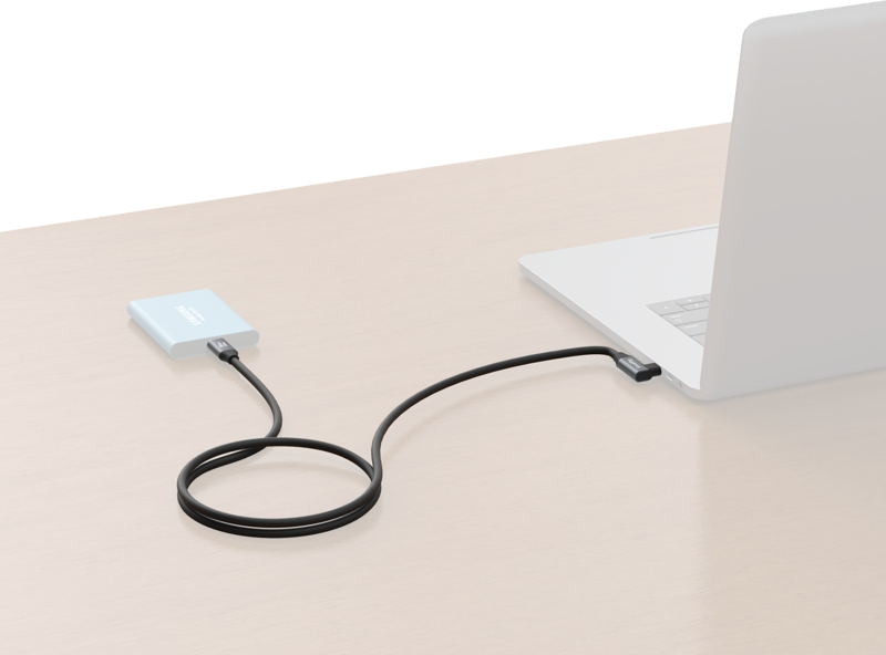 SmallRig 4791 USB-C (Straight) to USB-C (Angled) Data Cable 60cm - 5