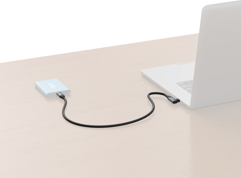 SmallRig 4790 USB-C (Straight) to USB-C (Angled) Data Cable 35cm - 4