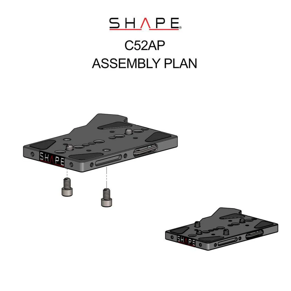 SHAPE Canon C500 Mark II, C300 Mark III Adapter Plate - 5