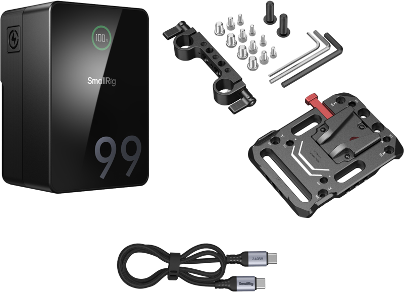SmallRig 5047 VB99 Pro mini V Mount Battery Kit (4292 + 3016) - 7