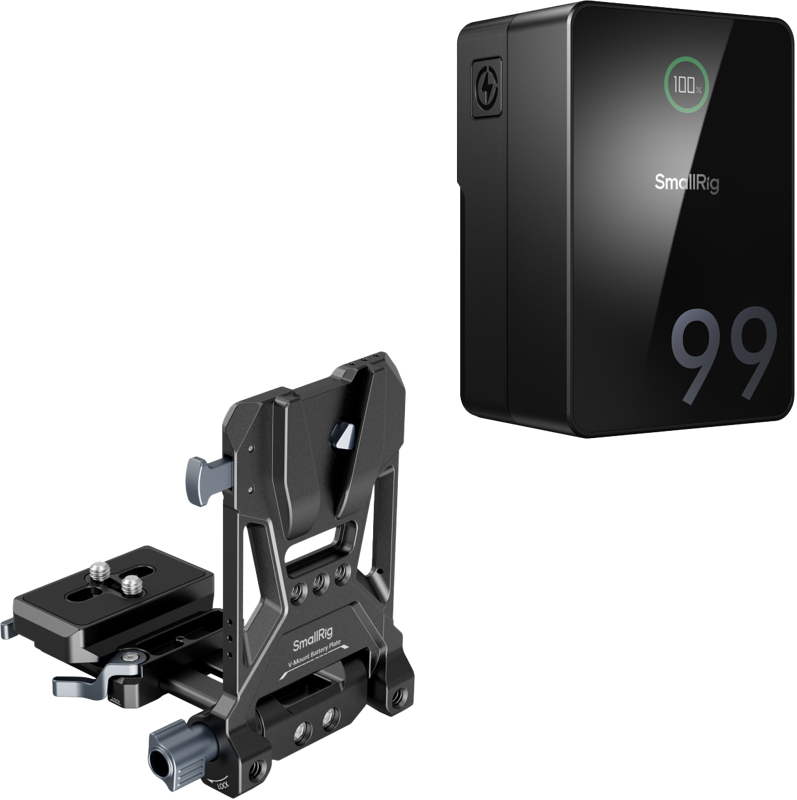 SmallRig 5046 VB99 Pro mini V Mount Battery Kit (4292 + 4064) - 6