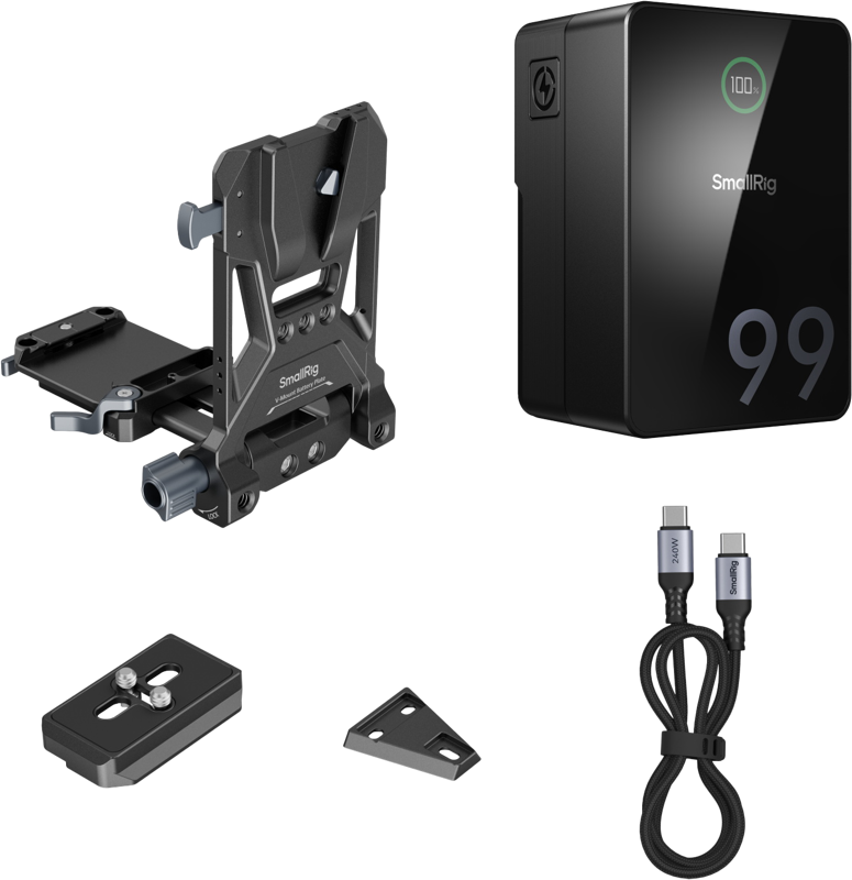 SmallRig 5046 VB99 Pro mini V Mount Battery Kit (4292 + 4064) - 7
