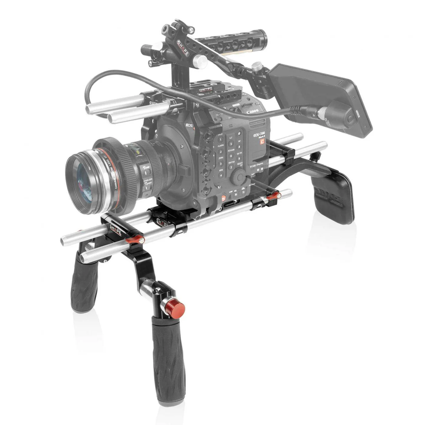 SHAPE Canon C500 Mark II, C300 Mark III Offset Rig – för filmskapare