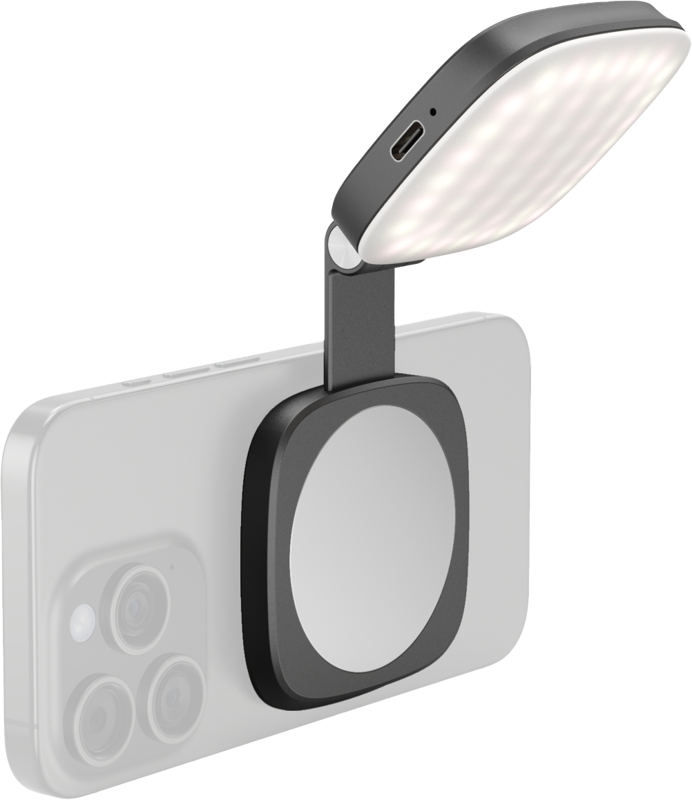 SmallRig 4656 Vibe P48 Detachable Mobile Phone LED Video Light Black - 9