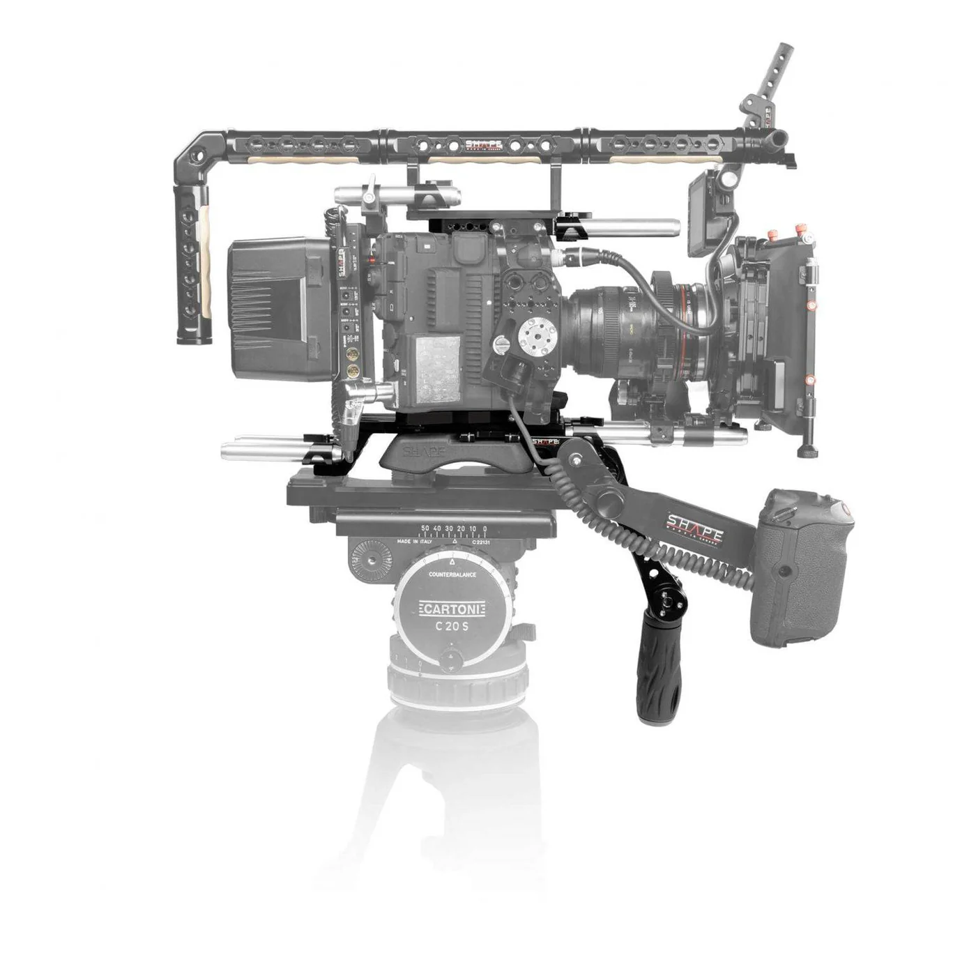SHAPE Canon C500 Mark II, C300 Mark III Shoulder-Rig Kit - 6