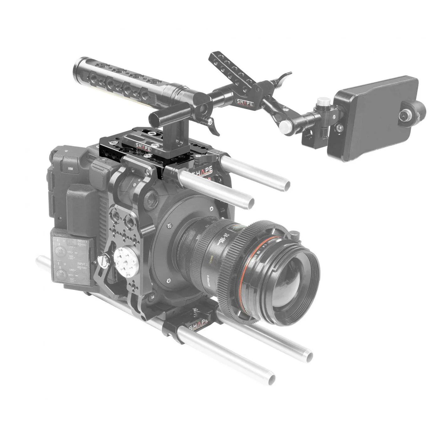 SHAPE Canon C500 Mark II, C300 Mark III Top Plate – för filmskapare - 2
