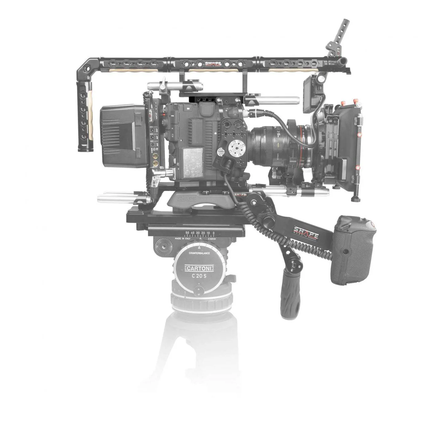 SHAPE Canon C500 Mark II, C300 Mark III Top Plate – för filmskapare - 4