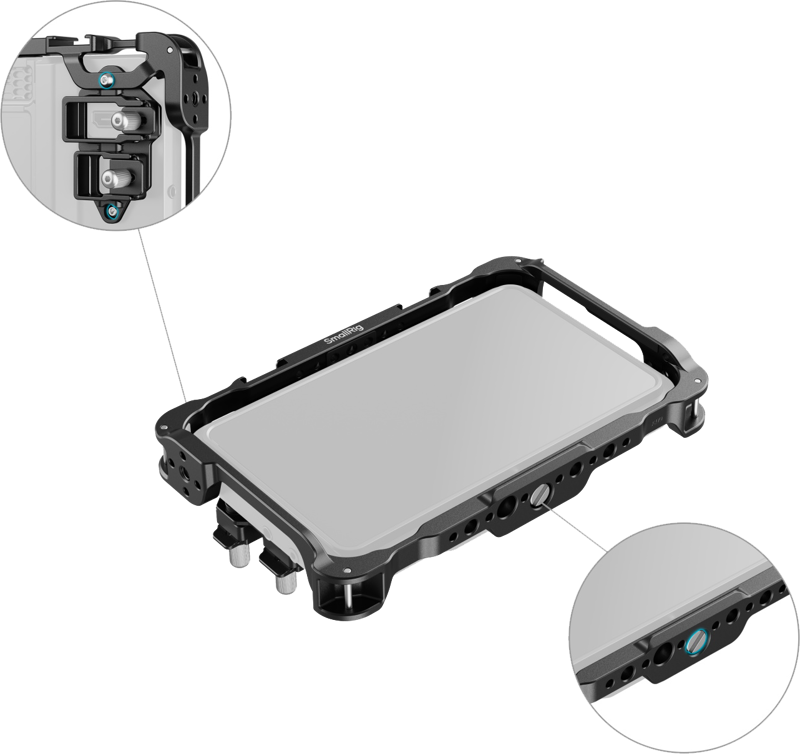 SmallRig 5030 Monitor Cage Kit for Atomos Shinobi II - 4