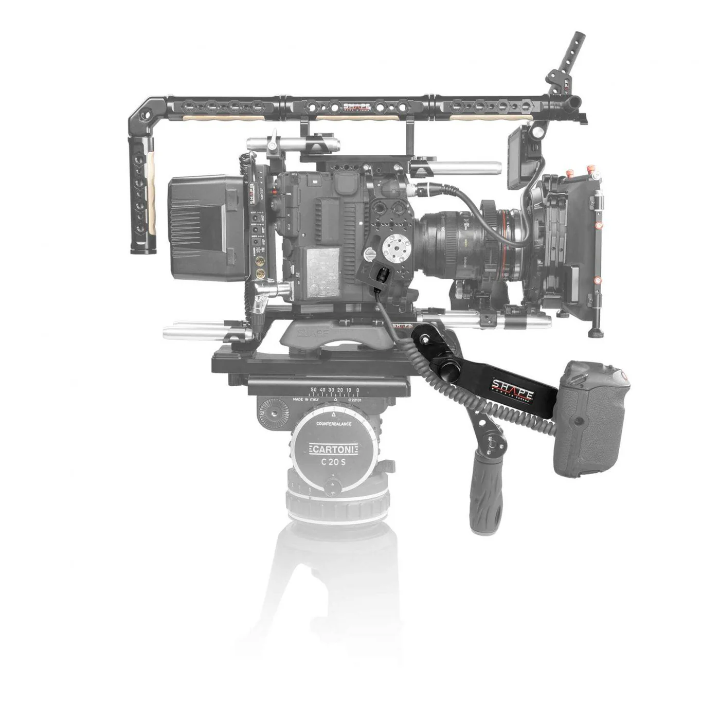 SHAPE Remote Extension Handle with Cable for Canon C500 MKII/C300 MKIII – för filmskapare - 6