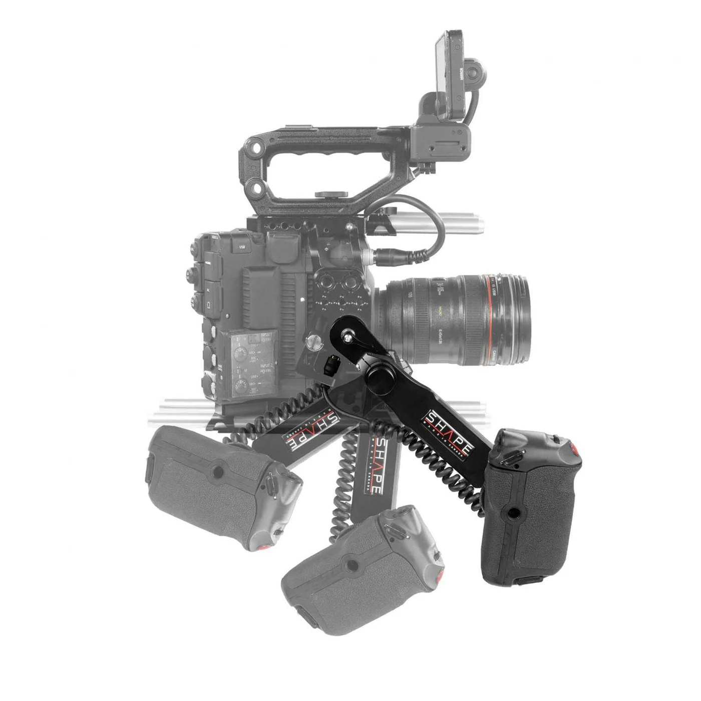 SHAPE Remote Extension Handle with Cable for Canon C500 MKII/C300 MKIII – för filmskapare - 4