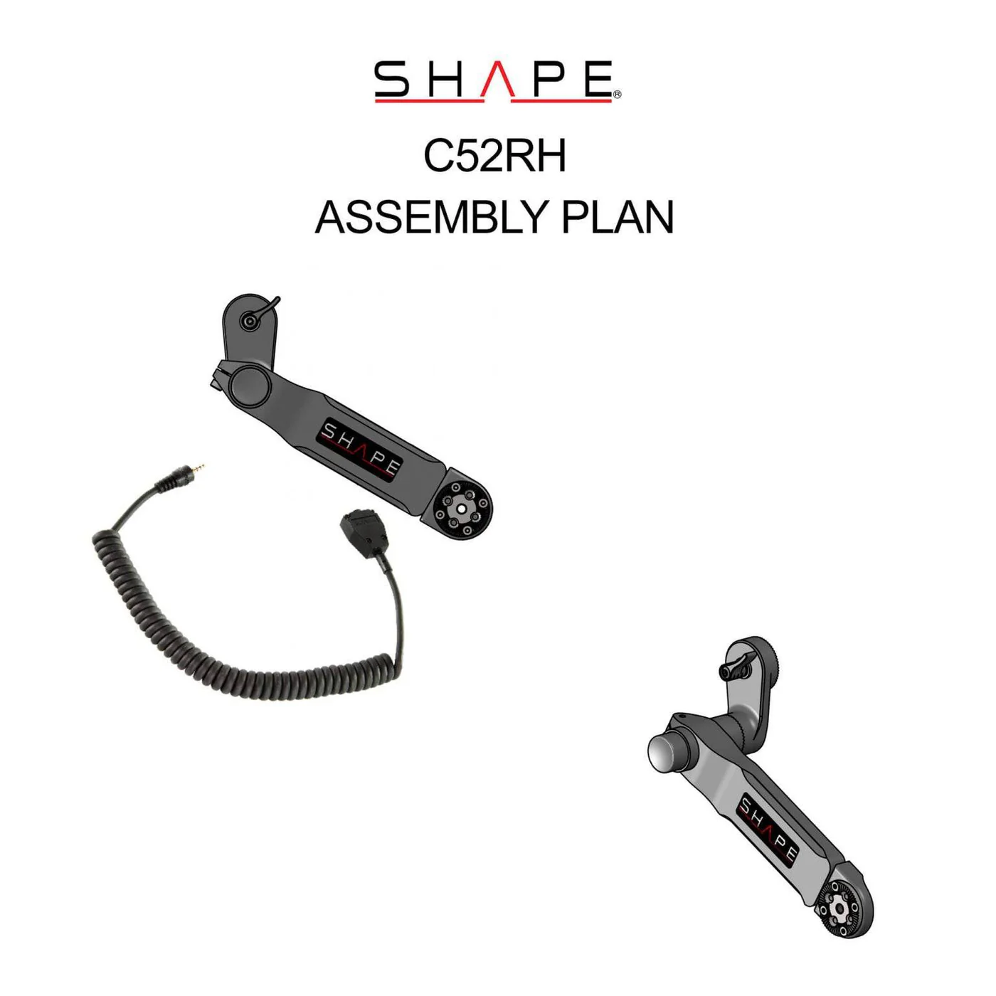 SHAPE Remote Extension Handle with Cable for Canon C500 MKII/C300 MKIII – för filmskapare - 7