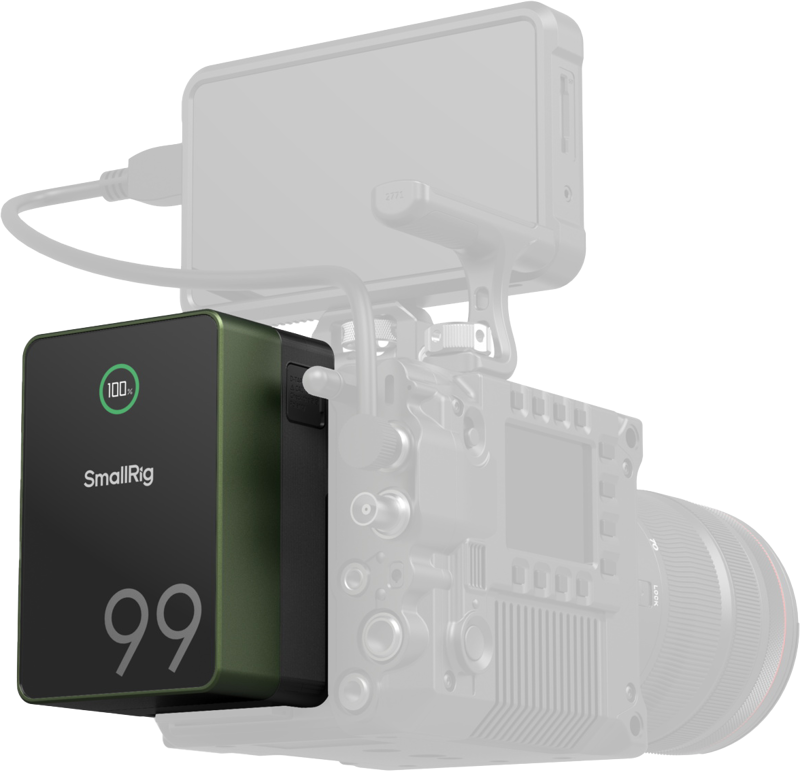 SmallRig 4974 VB99 Pro mini V Mount Battery Green - 4