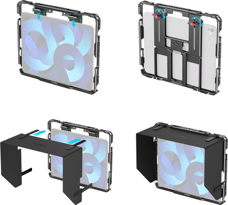 SmallRig 5059 Universal Tablet Cage for iPad - 6