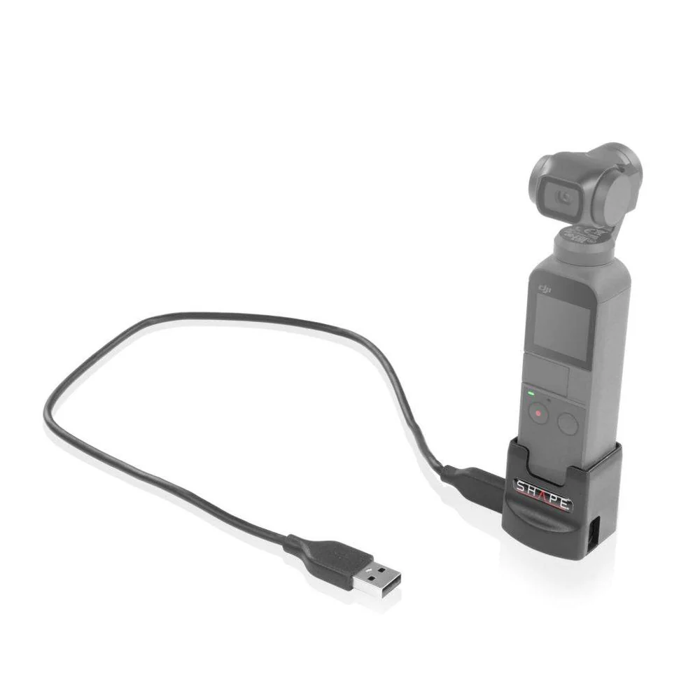 SHAPE Charging Port and Mount Adapter 1/4-20 for Osmo Pocket – för filmskapare