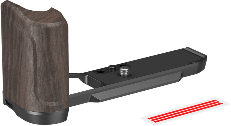 SmallRig 4801 L-Shape Mount Plate with Wooden Handle for Nikon Z f - 2
