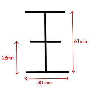 Ceiling Rail B-3030C 3x3m +4 Panthographs