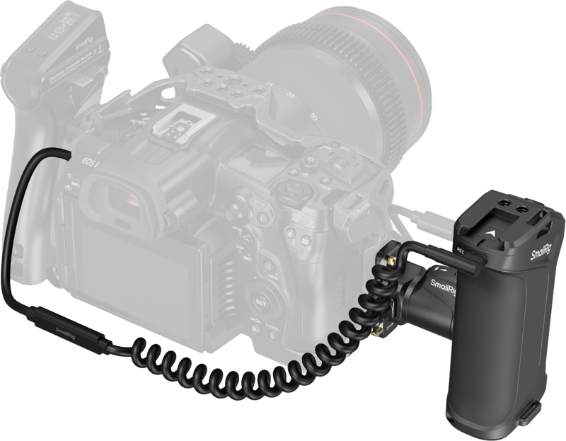 SmallRig 5235 Rotating Side Handle with Trigger REC for Selected Canon / Blackmagic Design Cameras - 5