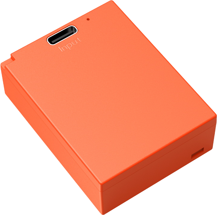 SmallRig 5088 USB-C Rechargeable Camera Battery NP-W126S Orange