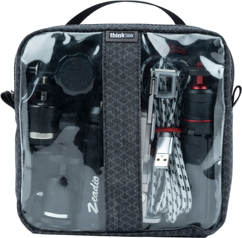 Think Tank Cable Management 20 V3.0, Blue/Clear