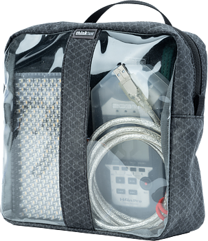 Think Tank Cable Management 30 V3.0, Blue/Clear