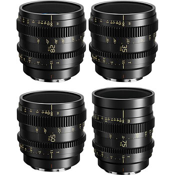 Thypoch Fullformat Cinema 4-lins kit Simera-C 28/35/50/75mm T1.5 - Emount