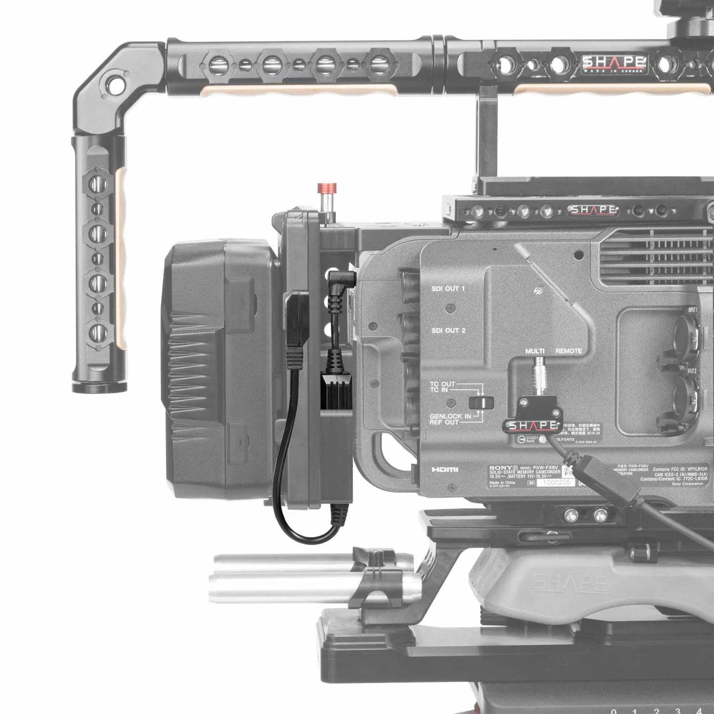 SHAPE D-TAP TO 19.5V Regulated Power Cable for Sony FX9/FX6 - 2