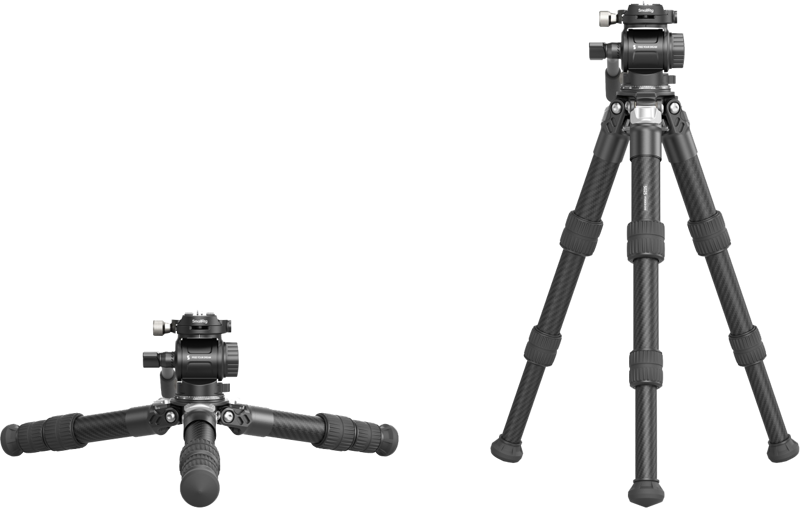 SmallRig 5025 Heavy Duty Carbon Fiber Tabletop Tripod Kit - 3