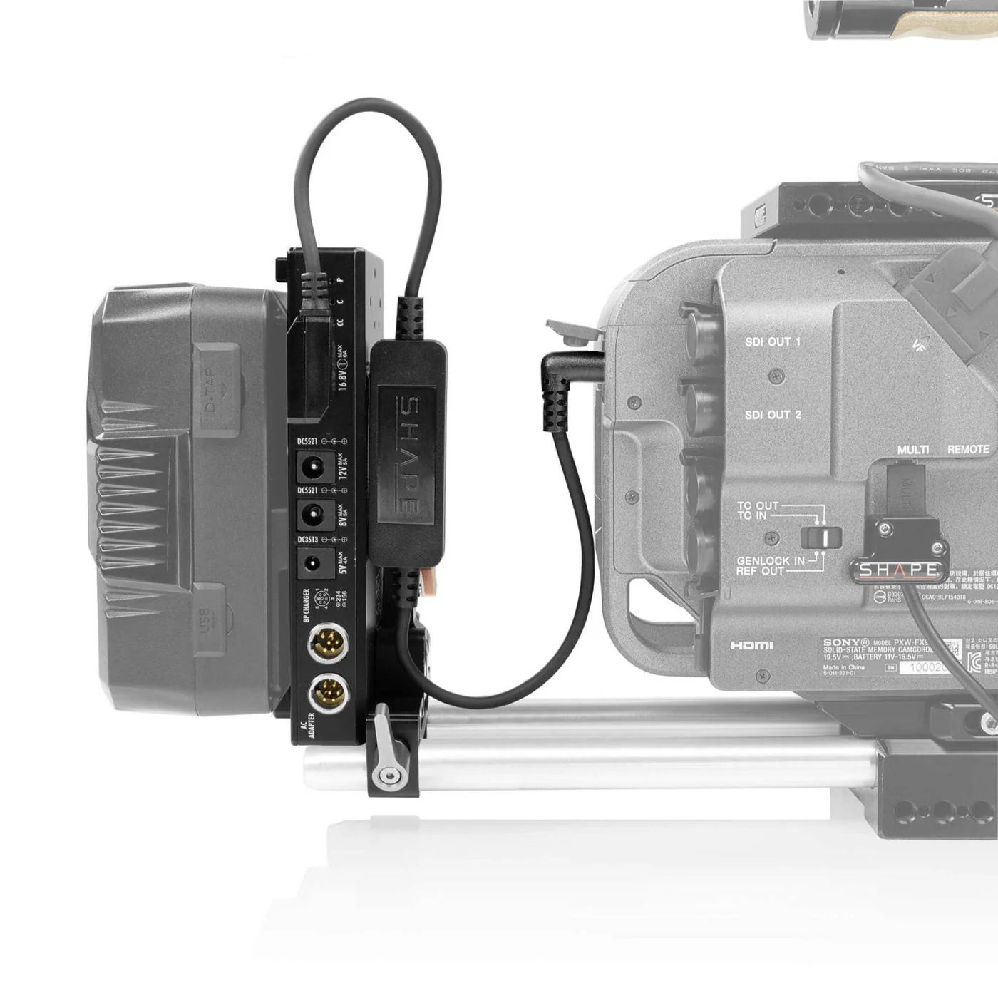 SHAPE D-box Camera Power and Charger for Sony FX9 - 3