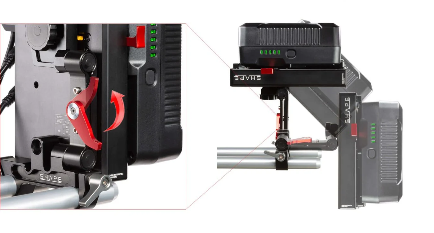 SHAPE D-box Camera Power and Charger for Sony FX9 - 4