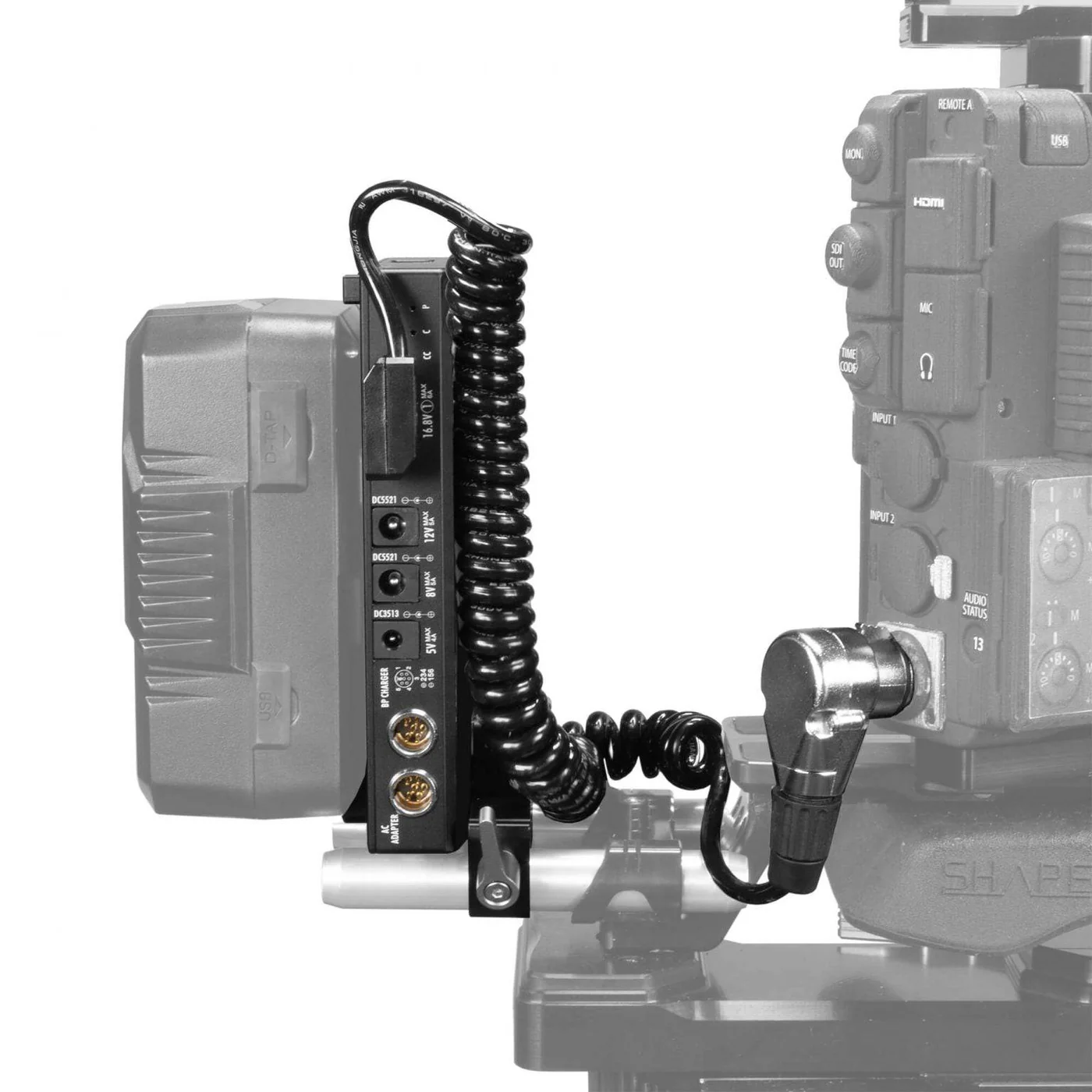 SHAPE D-box Camera Power and Charger for Canon C500 MKII und C300 MKIII - 3