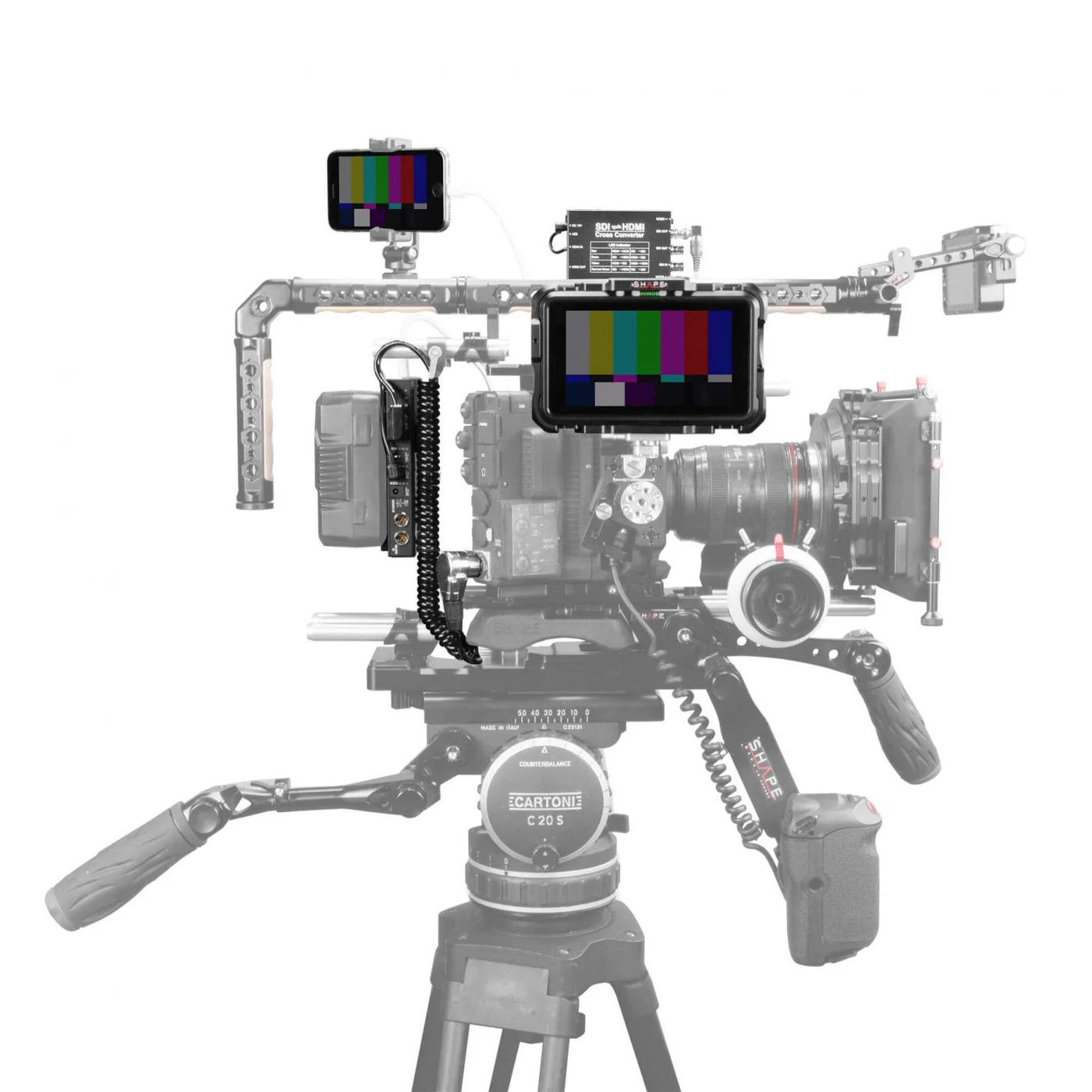 SHAPE D-box Camera Power and Charger for Canon C500 MKII und C300 MKIII - 2