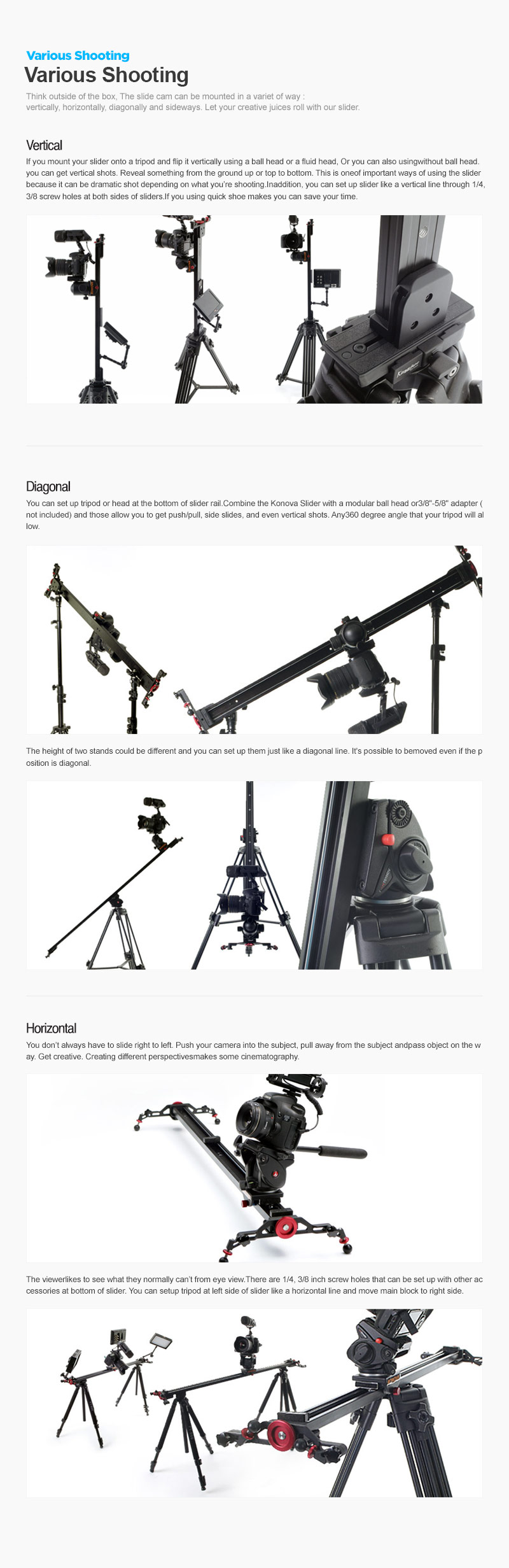 Konova Camera Slider 1.5m K7 - 7