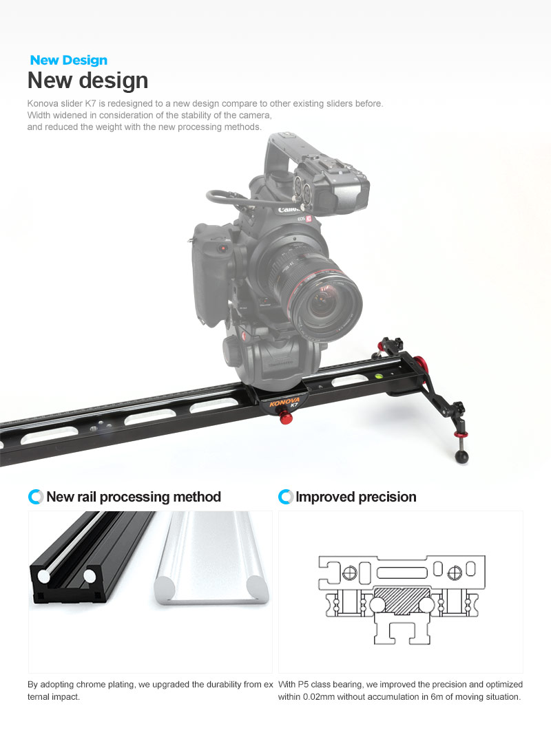 Konova Camera Slider 1.5m K7 - 6