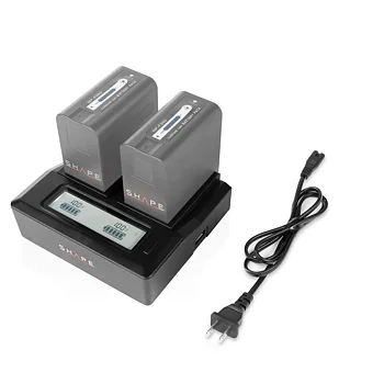 SHAPE NP-F Dual LCD Charger