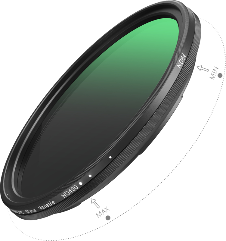 SmallRig 5169 Attachable VND Filter ND64-ND400 (6-9 Stop) 67mm - 3