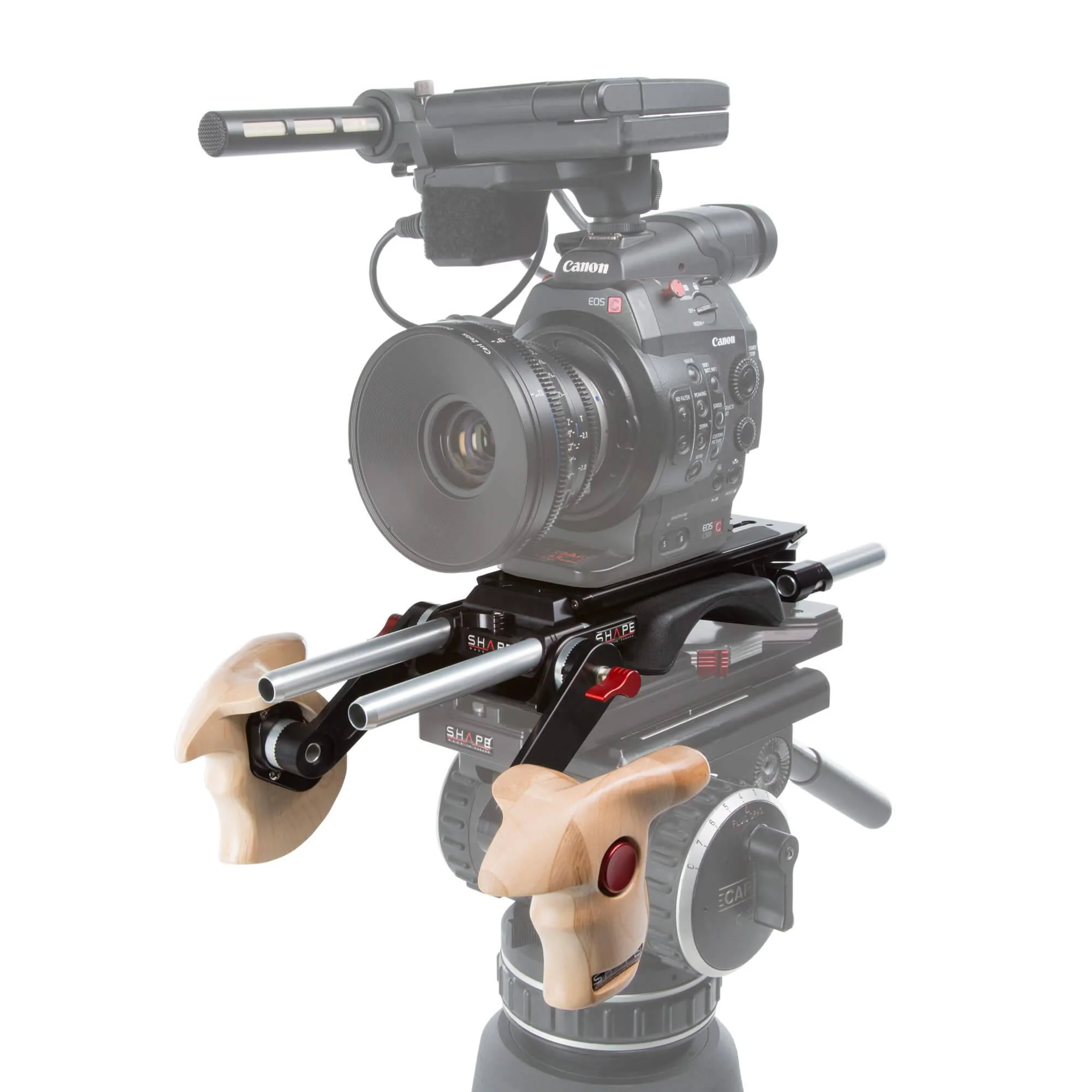 SHAPE Double Wooden Handles with Arri Rosette - 4