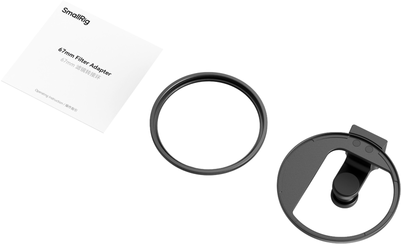 SmallRig 5171 Universal Attachable Filter Adapter 67mm - 6