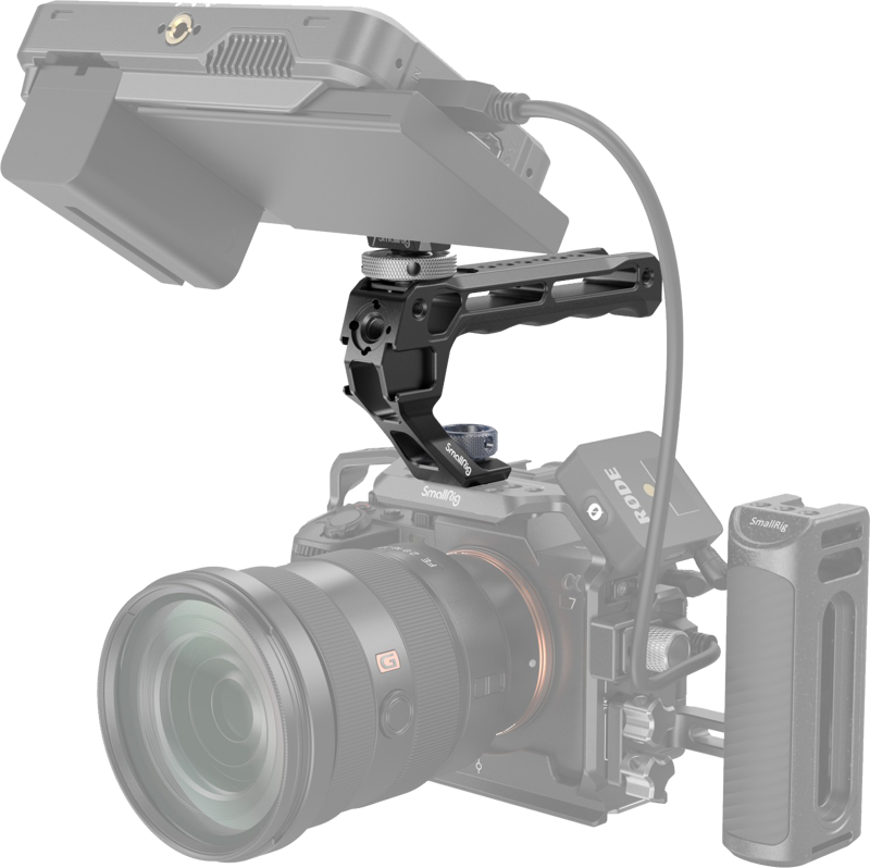SmallRig 5322 Top Handle kit with Monitor Support Kit - 4