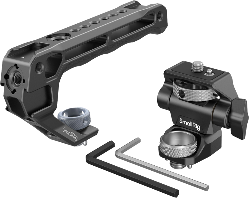 SmallRig 5323 Top Handle kit with Monitor Support Kit - 3