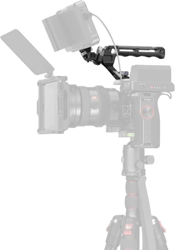 SmallRig 5323 Top Handle kit with Monitor Support Kit - 4