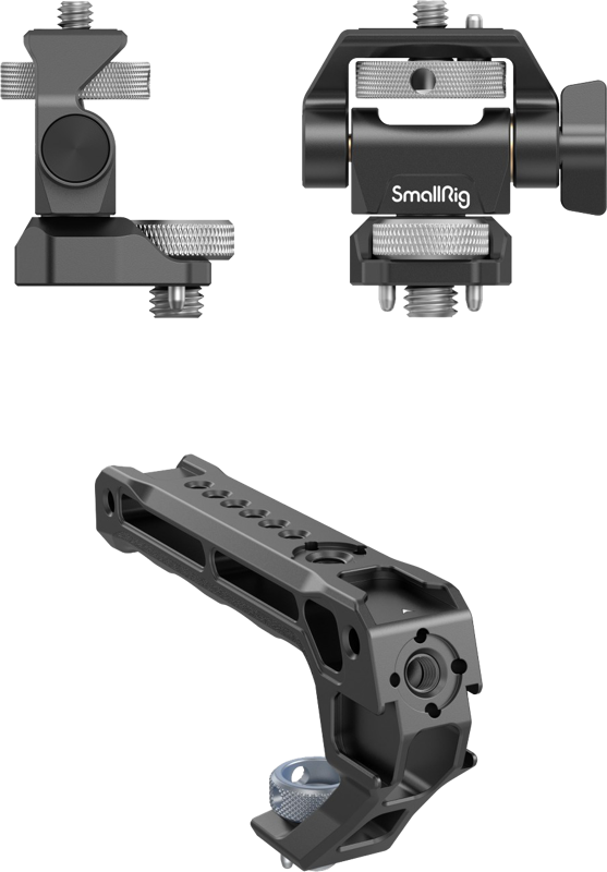 SmallRig 5323 Top Handle kit with Monitor Support Kit - 2